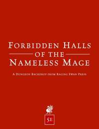 Dungeon Backdrop: Forbidden Halls of the Nameless Mage (5e)