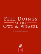 Languard Backdrop: Fell Doings at the Owl & Weasel (5e)