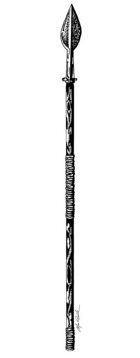 Stock Art: Ornate Spear