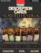 Description Cards: Storytellers Deck - Creative Inspiration for Writers, Storytellers and GMs. Contains 80 Cards