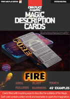 Magic Description Cards: FIRE MAGIC