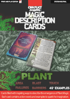 Magic Description Cards: PLANT MAGIC
