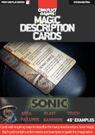 Magic Description Cards: SONIC MAGIC