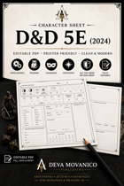 D&D 5ed Character Sheet