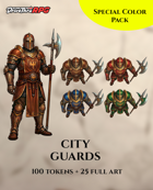 City Guards Vol.2 Special Color Pack – 100 Fantasy Enemy Tokens + 25 FullArt