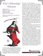 Fehr's Ethnology: Erkunae [PFRPG]