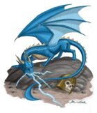 Stock Art: Blue Dragon