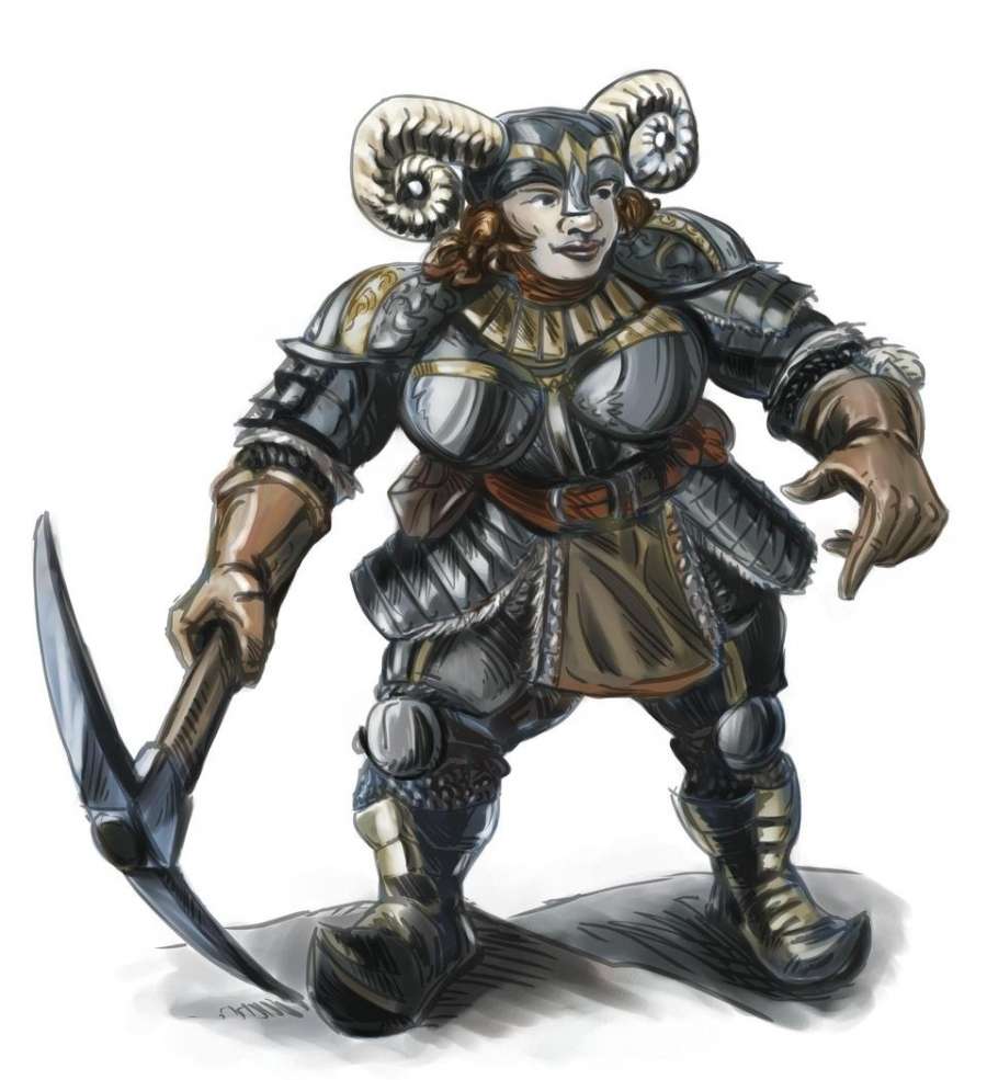 Stock Art: Female Dwarf Warrior - Purple Duck Games | Stock Art | Stock  Art: Matt Morrow | DriveThruRPG, image size:900x985