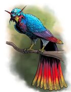 Stock Art: Rainbow Phoenix