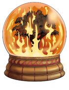 Stock Art: Fire Globe