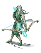 Stock Art: Elven Mystic Archer