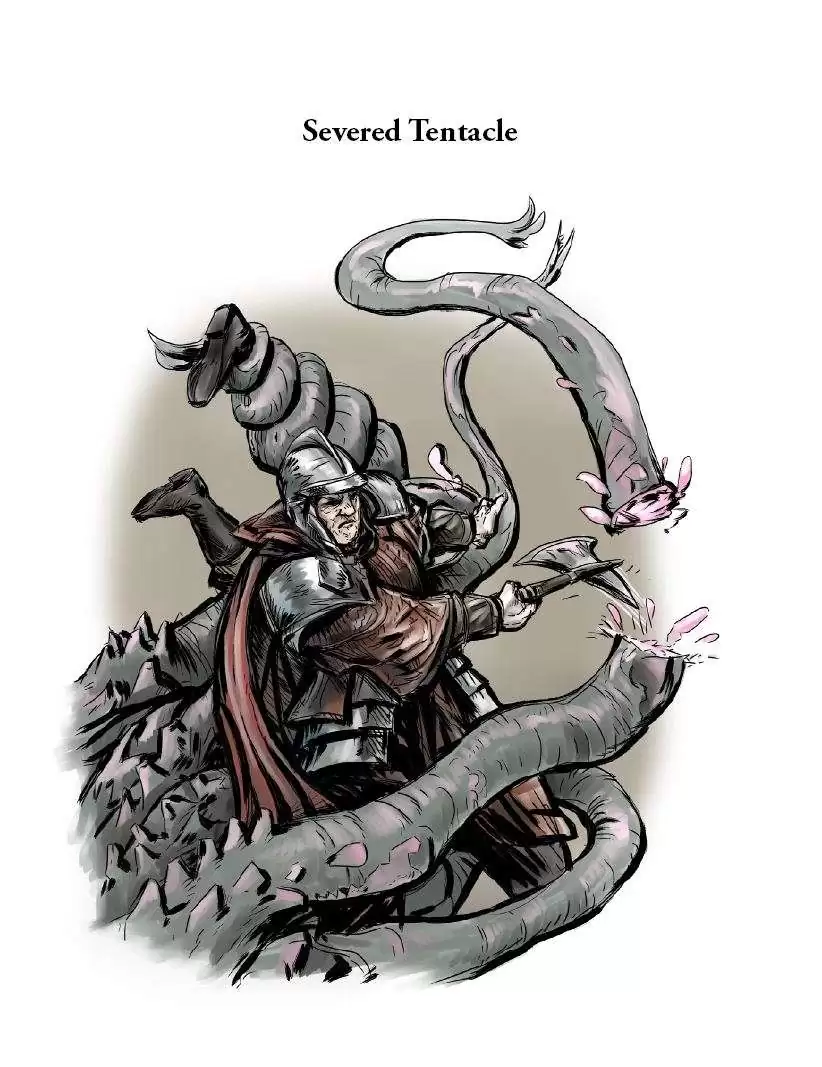 Stock Art: Severed Tentacles - Purple Duck Games | Stock Art