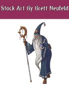 Stock Art: Old Male Wizard