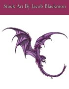 Stock Art: Purple Drake