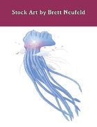 Stock Art: Flying Jellyfish
