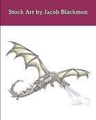 Stock Art: White Dragon