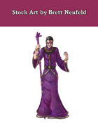 Stock Art: Male Human Crystalmancer