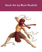 Stock Art: Male Zendiqi Monk