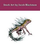 Stock Art: Razor Lizard