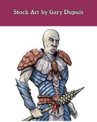 Stock Art: Male Gillmen Warrior