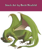Stock Art: Green Dragon