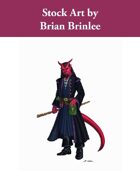 Stock Art: Male Tiefling Mage