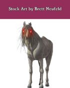Stock Art: Desiccated Horse