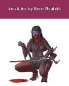 Stock Art: Female Drow Assassin