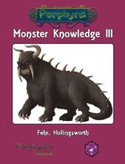 Monster Knowledge III
