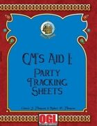 GM's Aid I: Party Tracking Sheets