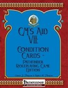 [PFRPG] GM's Aid VII: Condition Cards - Pathfinder Roleplaying Game Edition