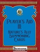 [PFRPG] Player's Aid III: Nature's Ally Summoning Cards