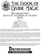 [PFRPG] The Book of Divine Magic Web Enhancement - Relics of the Order of the Holy Blade