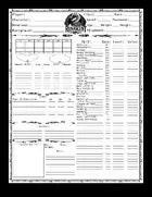 Renascent RPG - Character Sheet
