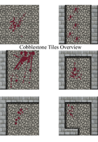 Cobblestone Tiles with Blood