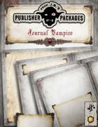 Prof. J.B.'s Publisher Packages - Journal Vampiro