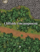 Cliffside Encampment (TTRPG Map)