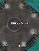 Murky Sewer (TTRPG Map)