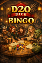 D20 Dice Bingo – A Tavern Mini-Game for RPG Nights
