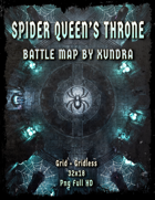 Spider Queen's Throne — Battle Map [30x18]