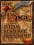 13th Age System Reference Document