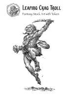 RPG Stock Art - Character: Leaping Crag Troll (With Token)