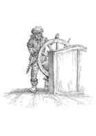 RPG Stock Art - Character: Cursed Pirate Captain