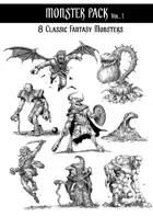 8 Classic Fantasy Monsters - Monster Pack Vol. 1