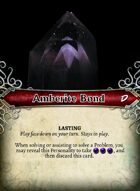 Amberite Bond - Custom Card
