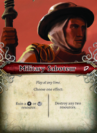 Military Saboteur - Custom Card