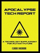 Classic Diversions: Apocalypse Tech Report