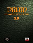 Druid Character Class Portfolio 3.5