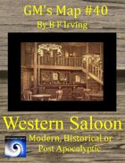 GM's Maps #40: Western Saloon