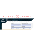 Altered Carbon Character Sheet